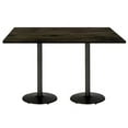 thumbnail image 6 of KFI Studios Urban Loft 6' x 3' Dining Table, Natural, Silver Base, 6 of 6