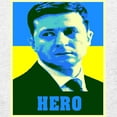 thumbnail image 3 of CafePress - Ukrainian President Zelenskyy Ukraine Flag T Shirt - Light T-Shirt Kids XS-XL, 3 of 4