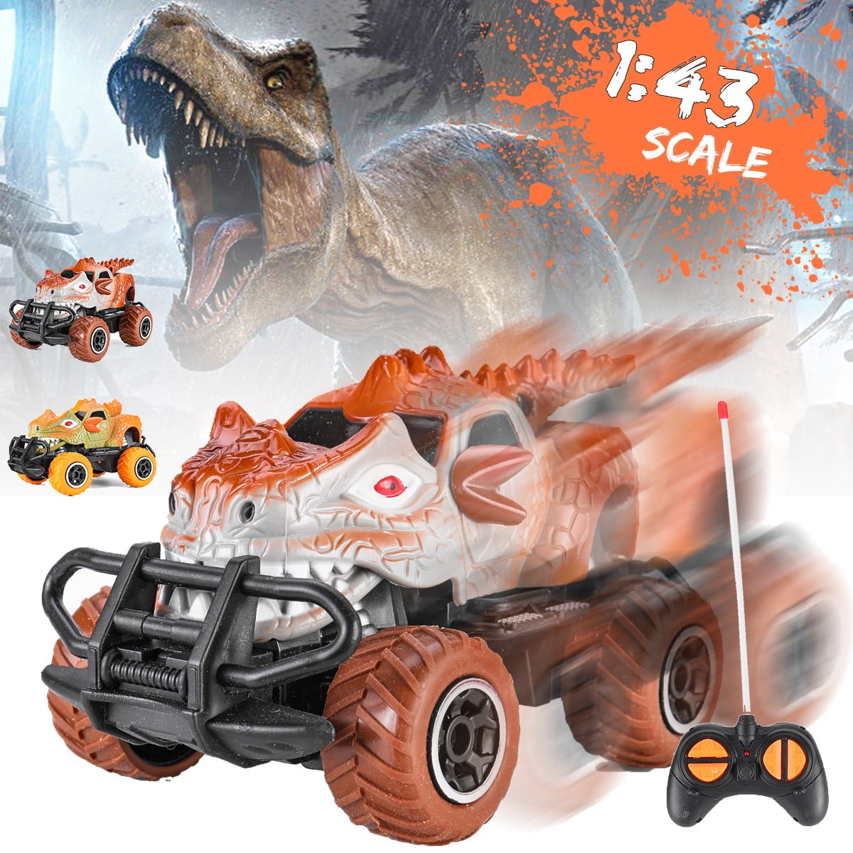 remote control car turns into dinosaur