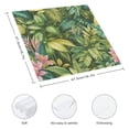 thumbnail image 3 of Nawy Tropical Summer Hawaiian Flower Palm Leaves Polyester Dinner Napkin 2 PCS, 3 of 7