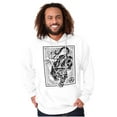 thumbnail image 5 of Japanese Tiger Tattoo Line Art Hoodie Sweatshirt Women Men Brisco Brands S, 5 of 6
