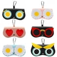 thumbnail image 2 of Elegante Soporte Para Anteojos De Cuero Pu, Bolsa Para Gafas De Sol, Linda Bolsa De Almacenamiento De Gafas De Dibujos Animados Con Gancho Para Viajes, Compras, Playa Minnieouse AP006521-06, 2 of 6