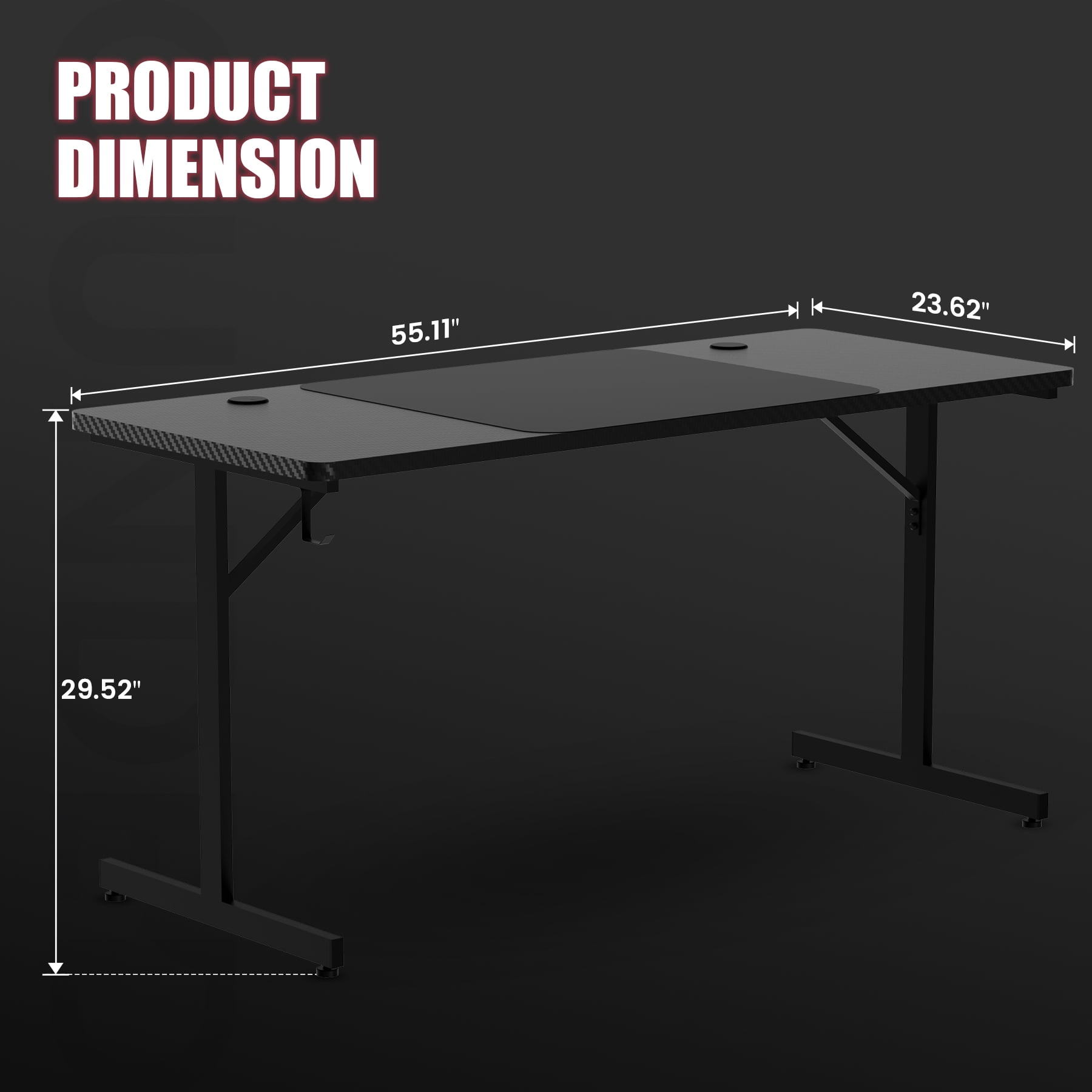 GTRACING, Gaming Desk, 55