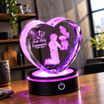 3D Crystal First Holy Communion Gifts for Boy Religious Keepsake Statue ...