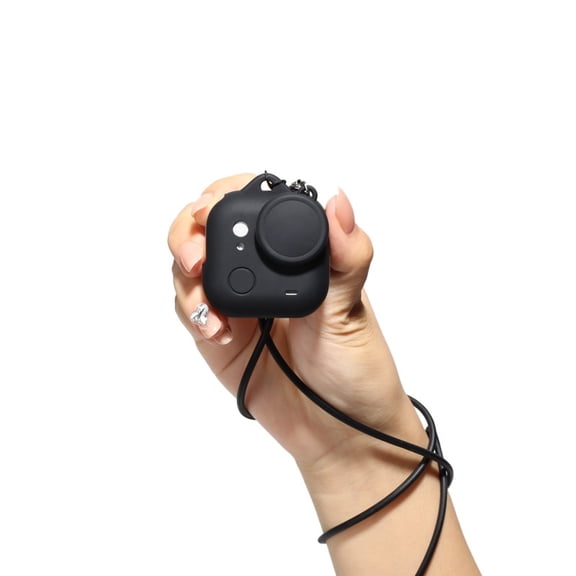 Silicone Protective Case Set For Insta360 GO Ultra Camera Soft Shell Cover Lens Cap Neck Strap Lanyard Accessory Shockproof Anti-Scratch Protective Sleeve Skin