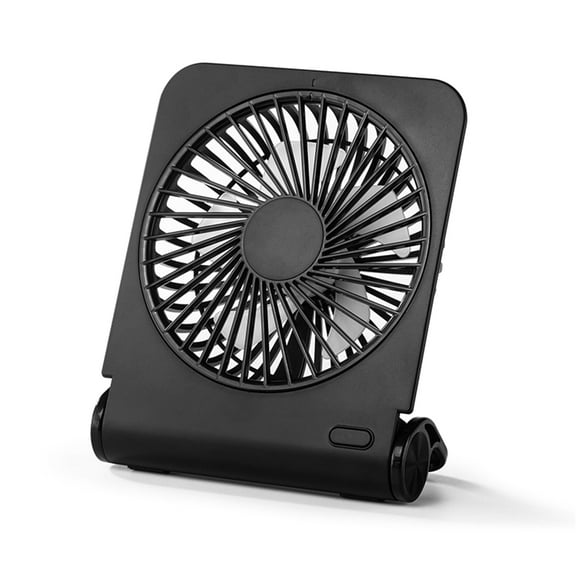 Small Desk Fan, 1800mAh Battery Operated Fan Rechargeable Folding Personal Fan, Portable Fan 4 Speed Adjustable Strong Wind USB Fan for Home Office Bedroom Travel Camping