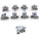thumbnail image 4 of 8 Pack Double Shower Door Rollers 23mm Diameter Bathroom Replacement Parts, 4 of 4