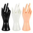 thumbnail image 1 of Mannequin Hand Jewelry Display Stand for Desktop Window Store Made of Plastic Assorted Color Durable 3Set, 1 of 4
