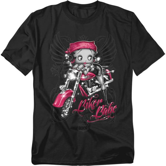 Betty Boop T-Shirt Biker Babe Unisex Graphic Tee For Men & Women