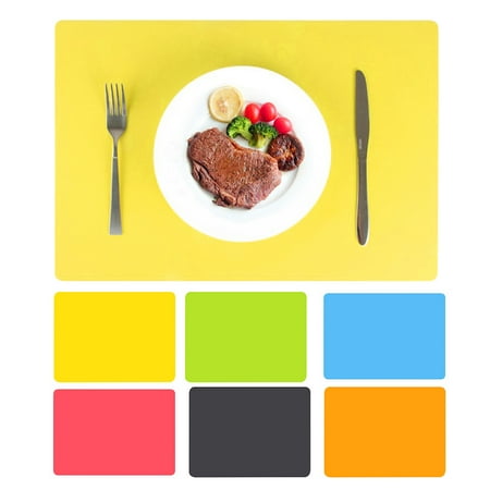 

NUZYZ 40x30cm Silicone Baking Non-slip Table Mat Dish Bowl Placemat Heat Resistant Pad