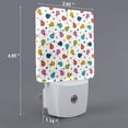 thumbnail image 2 of Pofeuu Ladybugs And Flowers Print Night Lights Plug into Wall with Dusk-to-Dawn Light Sensor, LED Nightlight for Bathroom, Adult, Hallway-US, 2 of 7