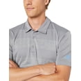 thumbnail image 2 of Adidas Golf Men's Plaid Polo, Grey Three, Large, 2 of 3
