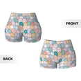 thumbnail image 5 of Naloa Colorful Cute Pig Biker Shorts for Women Seamless Scrunch Short Women’s Yoga Shorts for Gym Running Sport Shorts - XX-Large, 5 of 9