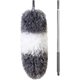 thumbnail image 1 of Limpiador de ventiladores de techo, plumero extensible con cubierta resistente a rayones, lavable y reutilizable para muebles e interiores de automóviles (gris), 1 of 5