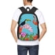 thumbnail image 4 of Balery Tropical Jungle Flamingo Mochila para hombre y mujer - Tela Oxford 600D resistente - Gran capacidad, resistente al agua, ideal para la escuela, viajes y senderismo, 4 of 6