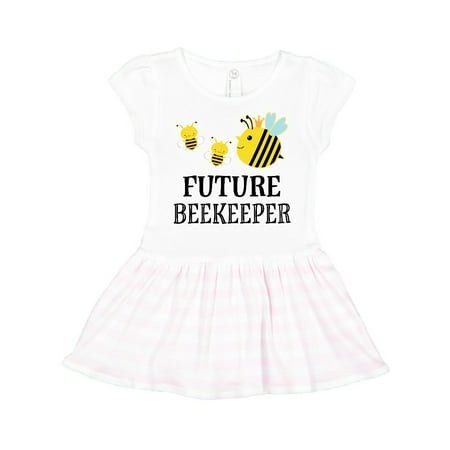 

Inktastic Future Beekeeper Honey Bee Gift Toddler Girl Dress