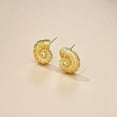 thumbnail image 3 of Sdmnsg-T Gold Plated Boho Ocean Earrings, Shell Earrings Seashell Stud Earrings Beach Jewelry Gifts for Women, 3 of 6