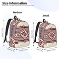 thumbnail image 3 of Naloa Fashion Tatreez Canvas Backpack for Men Women Rucksack Casual Travel Daypack College Tote Satchel Bookbag for Teens-Small, 3 of 7
