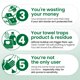 thumbnail image 5 of Toallas faciales CLEAN SKIN CLUB para piel sensible XL 50 unidades, 5 of 9