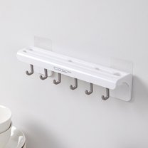 Huayishang Locker Shelf Wall Mounted Kitchen Rack Storage Knife Holder White, Kitchen Essentials Clearance Sale White