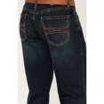 thumbnail image 2 of Rock & Roll Denim Men's Hooey By And Double Barrel Dark Vintage Wash Relaxed Dark Wash 32W x 36L  US, 2 of 4