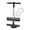 black, variant on Sit up Bar for Floor Multifunctional Trainer with Suction Cup Sit up Assistant Device for Full Body Training Fitness Workout Gear red