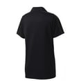 thumbnail image 6 of Sport-Tek Ladies Micropique Sport Wick Piped Polo-XS (Black/ Iron Grey), 6 of 6