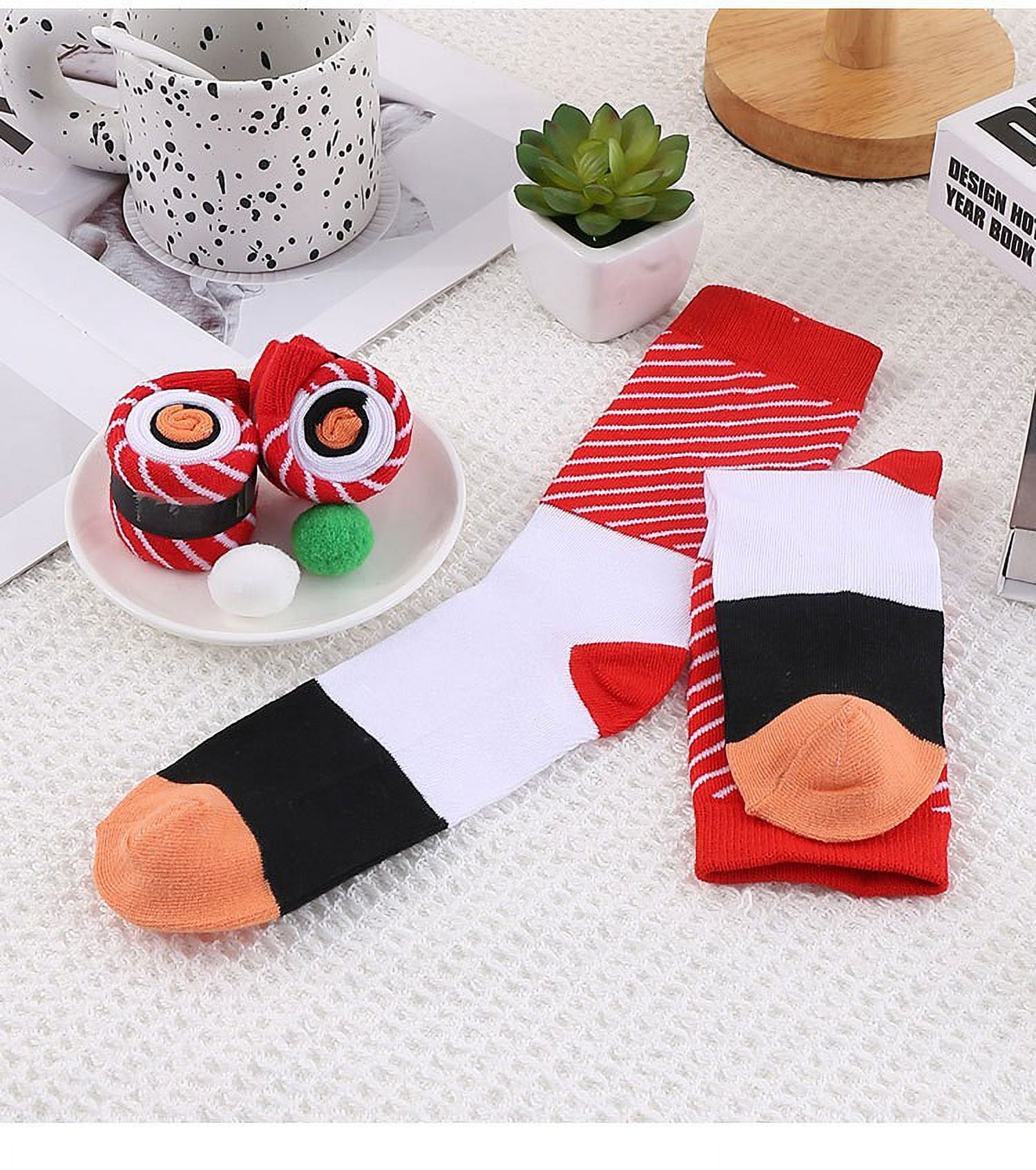 Rainbow Socks - Donna Uomo Calzini Sushi Tamago Tonno Butterfish
