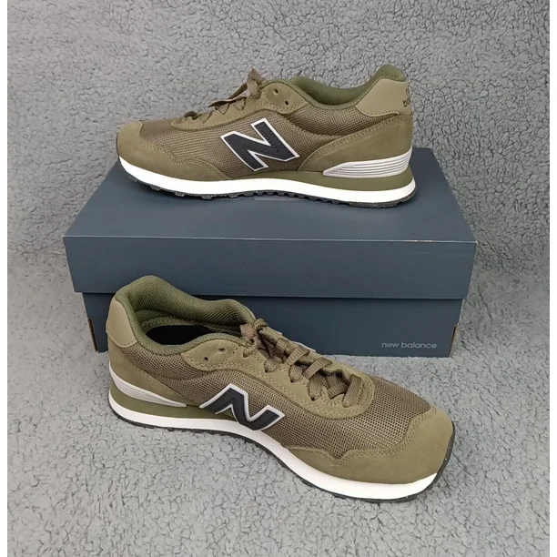 NWT New Balance 515 Olive Suede Sneakers Athletic Casual Shoes M 8 W 9.5 D Wide