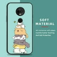 thumbnail image 5 of HBH-Phone Case For MOTO G7/G7 Plus, Anti-dust Soft case protective Fashion Design Silicone Waterproof TPU Shockproof Dirt-resistant Cover Durable Anti-knock Back Cover Cartoon Full wrap, 5 of 9