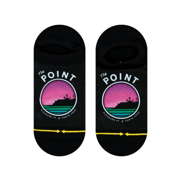 Slidertown The Point Pinkburst No Show Socks