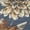 Blue/Orange/Cream, variant on JONATHAN Y CONTEMPORARY POP 8 x 10 Area Rug, Giglio Botanical Flower - Blue/Orange/Cream, CTP202A-8