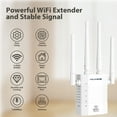 thumbnail image 4 of VILINICE Dual Band WiFi Extender, 1200Mbps, Ethernet Port, Supports 35+ Devices, 2.4GHz & 5GHz WiFi Booster, 4 of 8
