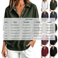 thumbnail image 2 of Sweatshirt for Women Basic Long Sleeve Sweatshirts Casual Fleece Button Henley Neck Pullover Wine XL, 2 of 5