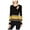 Black - gold, variant on I.N.C Womens Striped Cutout Pullover Sweater, Black, X-Large