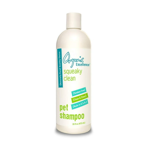 Gentle Pet Shampoo for Dogs, Puppies, Cats, Horses - Sensitive Formula with Aloe & Nourishing Botanicals - 16oz