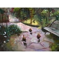 thumbnail image 2 of Timmerman, Lisa 24x19 White Modern Wood Framed Museum Art Print Titled - The Secret Garden, 2 of 4