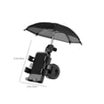 thumbnail image 4 of Universal Motorcycle Phone Mount with 360° Adjustable Umbrella | Waterproof & Shockproof Silicone Holder for Bicycle & Vehicle Handlebars | Easy Tool-Free Installation, 4 of 9