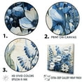 thumbnail image 3 of Designart "White Bloom Blue Bonnets Arrangement III" Blue Bonnets Picture Framed Wall Decor, 3 of 5