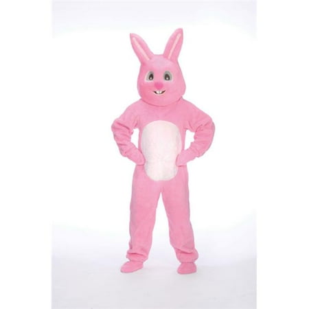 Halco 1094-HP Pink Bunny Suit with Mascot Head- Size Adult XL