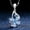 Type2, variant on Best-Selling Fashion Four-Leaf Clover Blue Pendant Necklace - Ocean Blue Diamond Shape, Vintage European and American Style, Elegant Clavicle Chain for Women