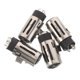 thumbnail image 1 of TEHAUX 4Ud Adaptador De Micrófono Xlr De 3 Pines Con Conector Y Metálica Plateada, 1 of 6
