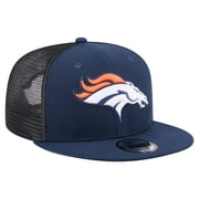 Men's New Era Navy Denver Broncos Core Team 9FIFTY Trucker Snapback Hat