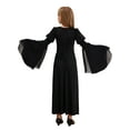 thumbnail image 3 of Hansber Robe Fantaisie de Reine de la Renaissance pour Filles, Déguisement Cosplay Médiéval Princesse, Robe de Fête Boîte de Nuit Noire 6, 3 of 7