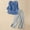 A5_Dark Blue, variant on BLOCLOALO 2 Piece Embroidered Cotton Linen Sets for Women Casual Summer Boho T Shirts 3/4 Sleeve Tops Wide Leg Pants with Pockets Lightweight Linen Sets Boho Outfits Loose Fit Sets Beige L