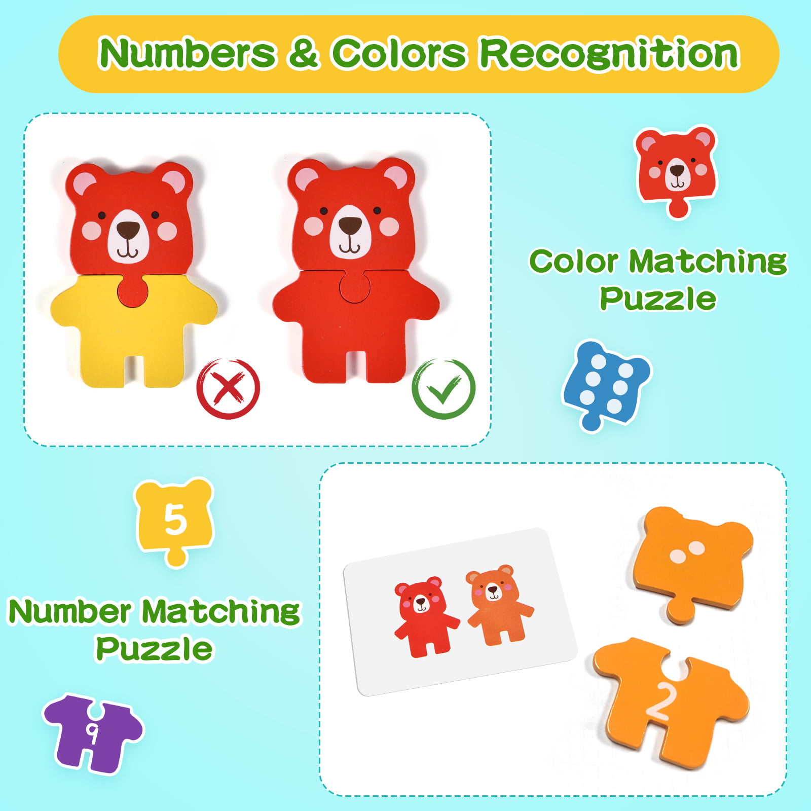 We Paint by Numbers. Puzzle Game for Children Education. Numbers