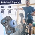 thumbnail image 5 of AOKESI Knee Brace for Women & Men, Adjustable Compression Knee Support with Side Stabilizers & Patella Gel Pad for Knee Pain Relief, ACL MCL Injury Recovery, Black/Gray, L-XXL, 5 of 7