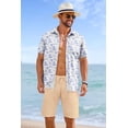 thumbnail image 2 of COOFANDY Summer Shorts for Men Lightweight Above Knee Shorts Casual Drawstring Athletic Shorts, 2 of 6