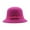 Hot Pink, variant on Duoif Felt Hats for Women, Womens 1920S Bucket Cloche Hat Winter Faux Wool Crushable Bowler Hat Vintage Cloche Round Hat Cloche Hats for Women Black
