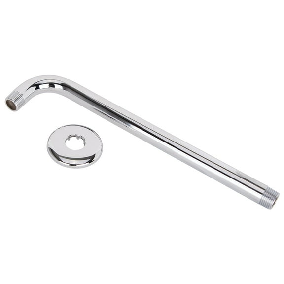 Boston Harbor 6002059 Right Angle Shower Arm, 12 in, Stainless Steel, Chrome